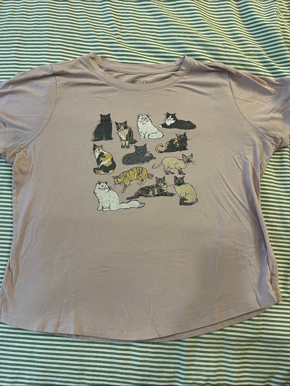 Mauve Cat Cluster Graphic Tee